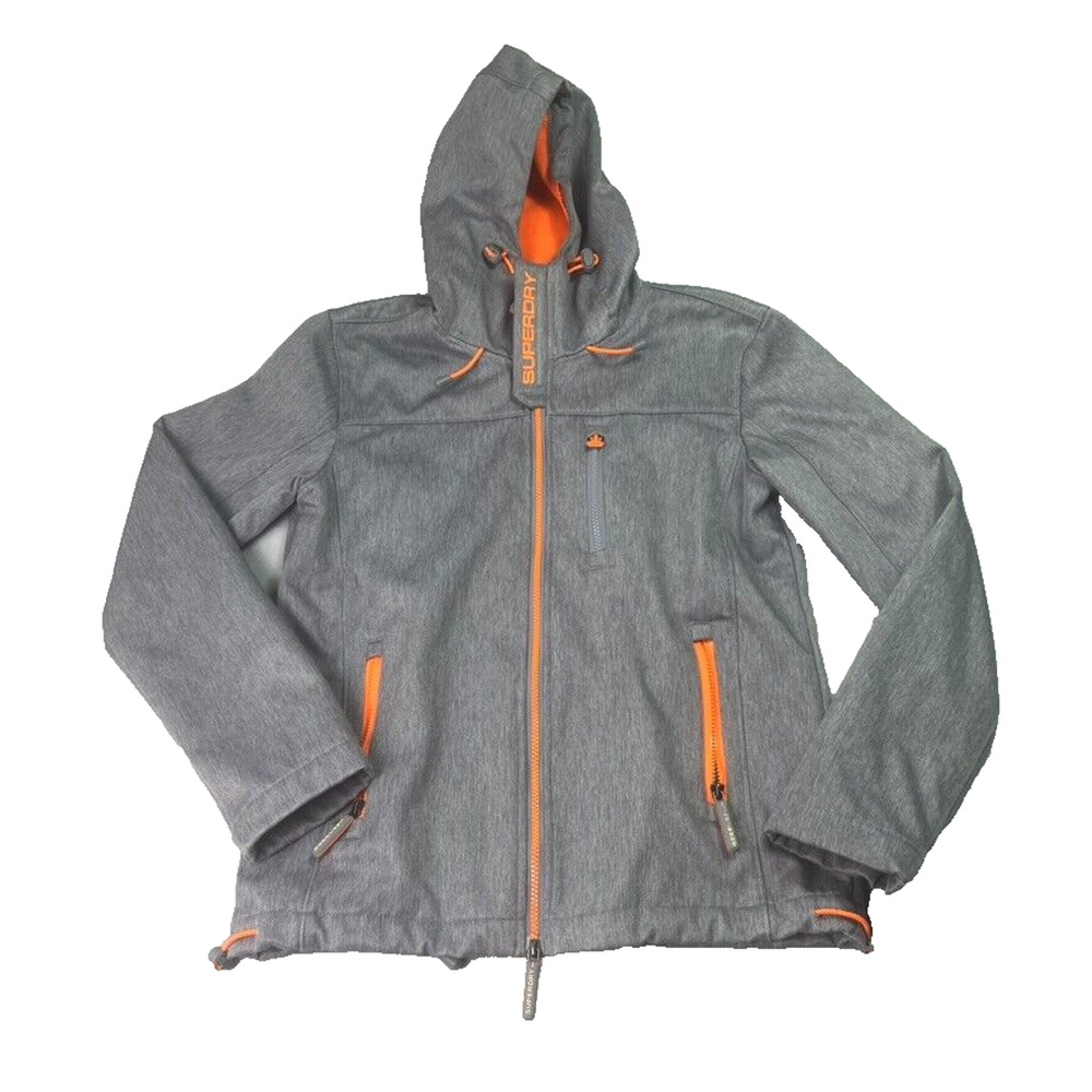 Superdry Japan Womens Size M Original Windtrekker Grey Softshell Jacket Gorpcore